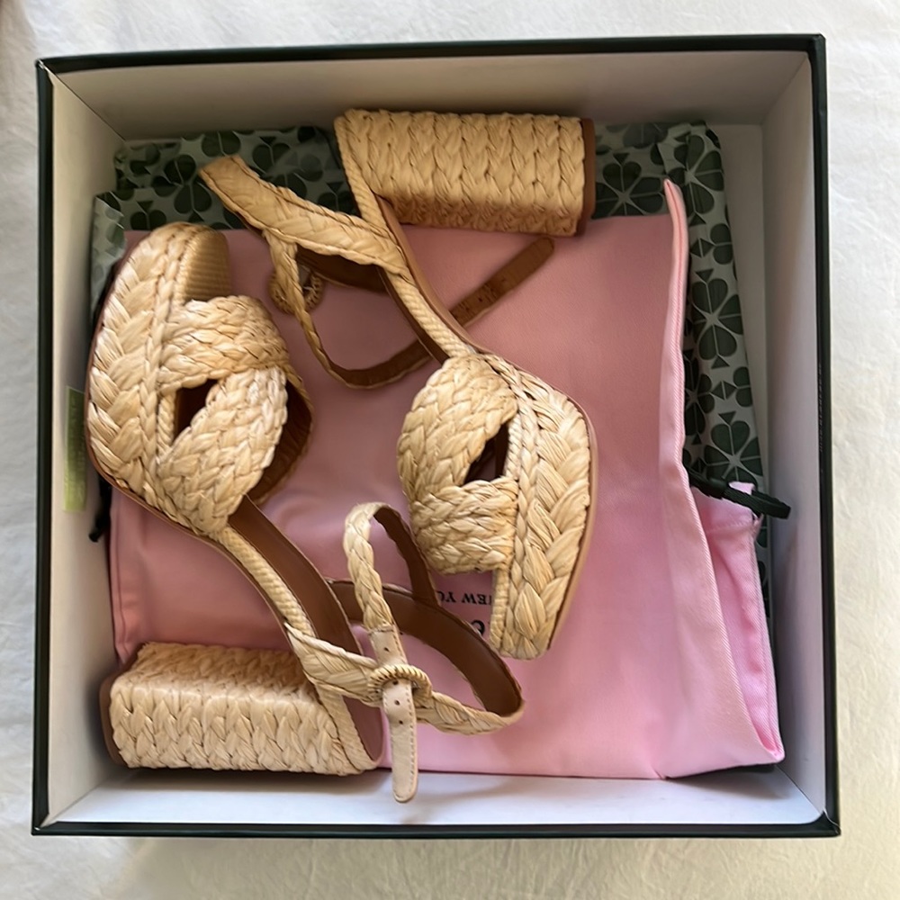 Kate spade braided heels